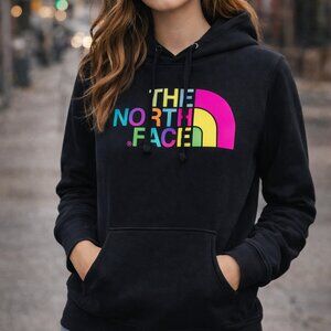 The North Face Neon Logo Hoodie – Women’s Medium – Bright & Bold Streetwear